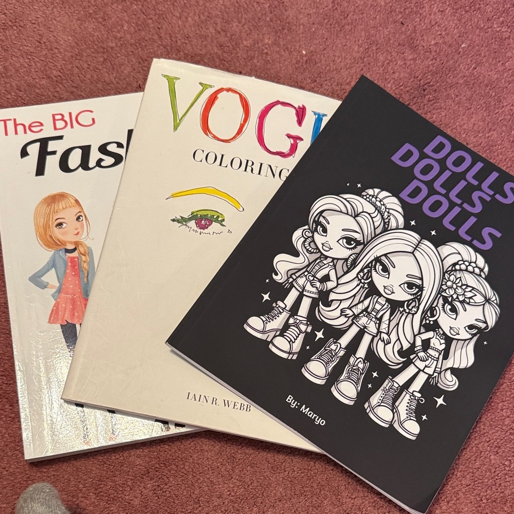 Fashion/beautz trio coloring book